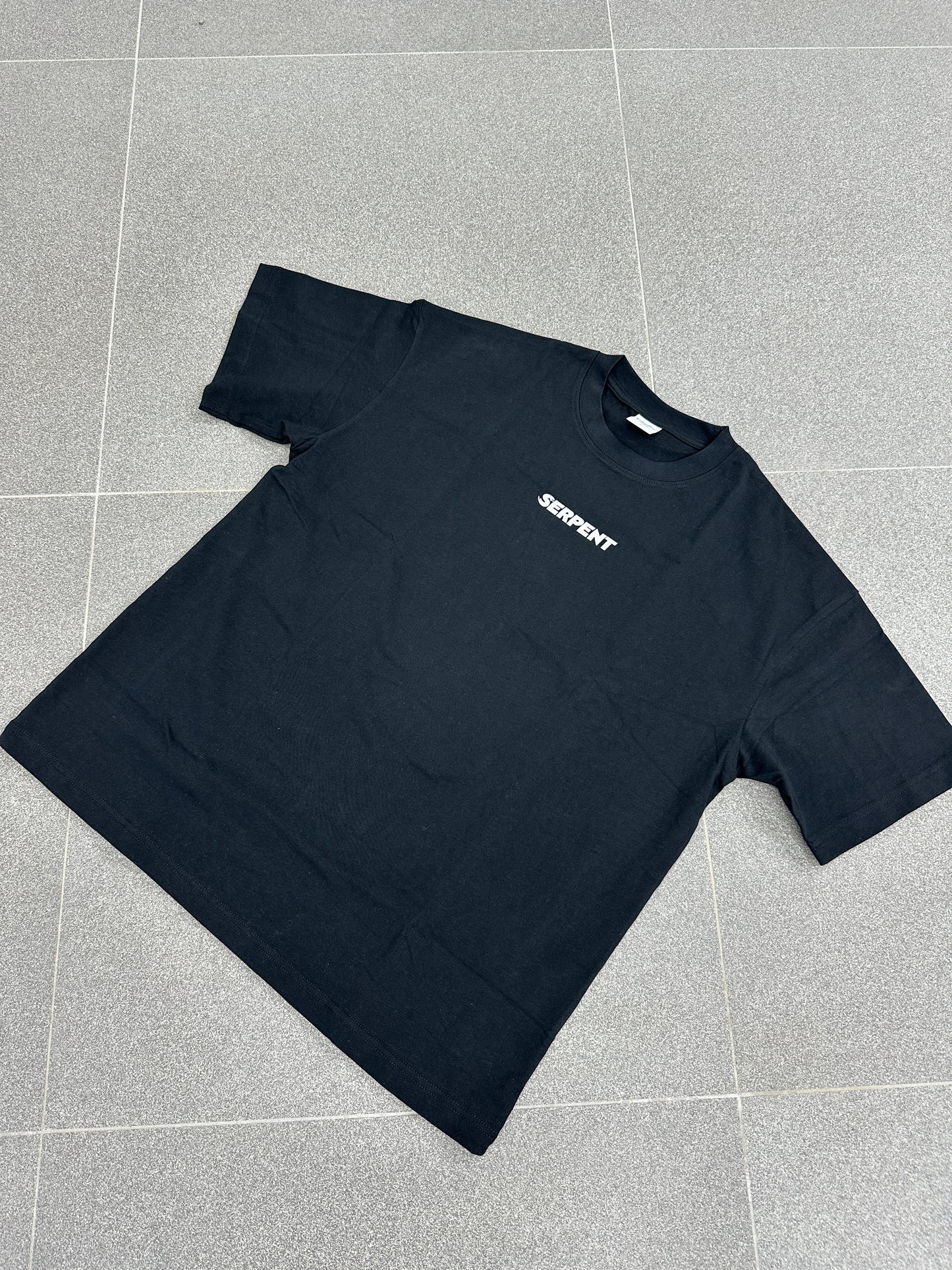 Pump Cover Tee (Black - Serpent Gym)