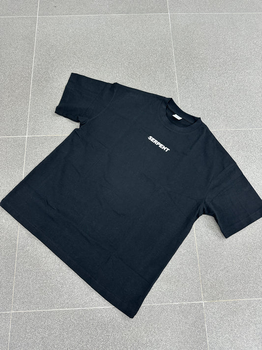 Pump Cover Tee (Black - Serpent Gym)